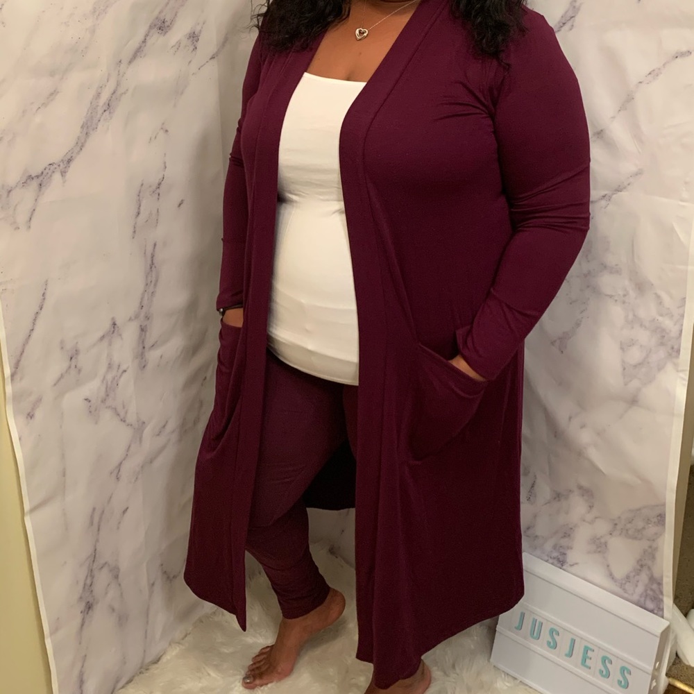 Gray Duster Set - Picture 3 of 5